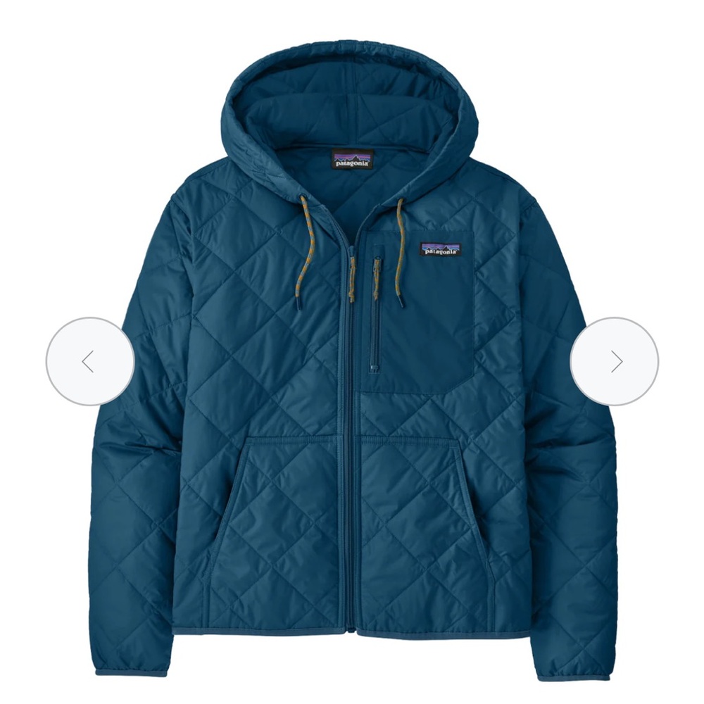BNWOT Patagonia Blue Diamond Quilted Bomber